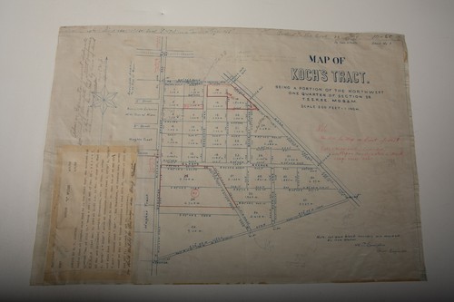 Koch's Tract Vintage Blue Print Map (N5R) Stockton (JSF6) San Joaquin Hugh's - Bild 2 von 7