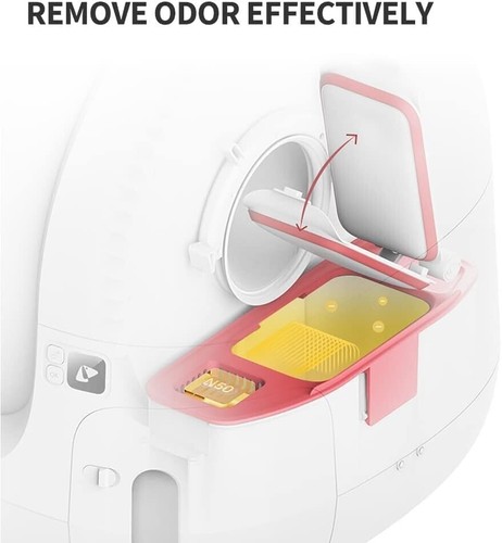 Eliminador de olores Petkit 3 piezas reemplazado N60 para caja de arena automática para gatos Pura Max - Imagen 5 de 11