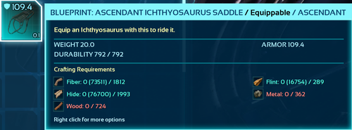 Ark ASA PVE BP Yuty Rex Carch Theri Mantis Saddle Hazard Suit Blueprint Carcharo - Picture 66 of 239