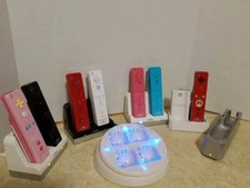 Nintendo Wii Recharging Charging Bundle - Nyko, Energizer, Mad Catz - FOR PARTS