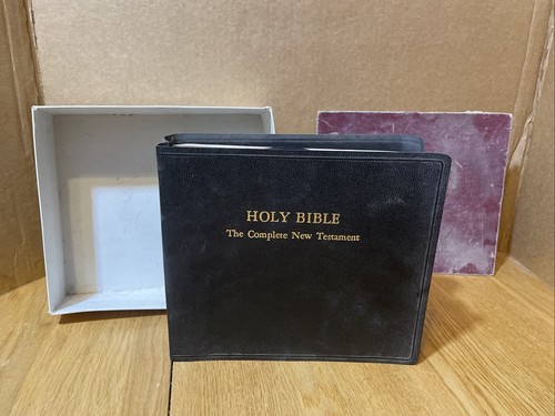 Holy Bible KJV 1953 Complete New Testament 26 Vinyl Record Audio Book Set