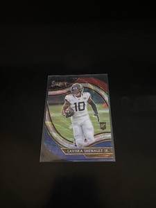 Laviska Shenault 2020 Select Field Level Tri-Color Prizm Die Cut RC Jaguars 359