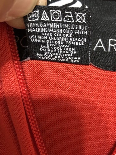 ROCAWEAR Herren 3XL Turnier Pop Hoodie Y2K Rot Colorblock Reißverschluss Kordelzug - Bild 6 von 21