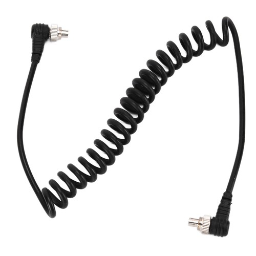 2Pcs Camera Flash Synch PC Cord Male To Male Spring Cable Universa - Picture 13 of 24