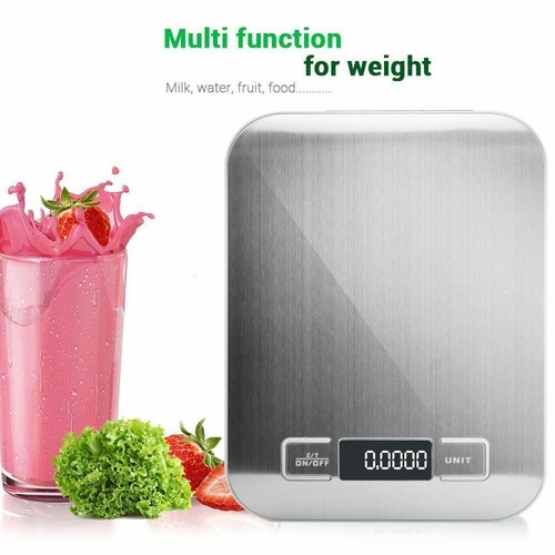 LCD Digital KÜCHENWAAGE Elektronisches Kochen Lebensmittel Gewicht Messwaage 1g-10kg - Bild 3 von 10