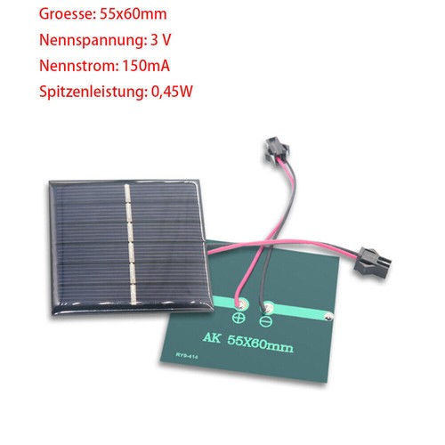 0.5-10V DIY Solarzelle Mini Solar Paneel DIY für Phone Ladegerät outdoor - Bild 34 von 87