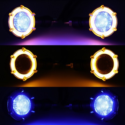 2Pair LED Turn Signal Lights Blinker For Honda Shadow Magna VT VT1100 VT750 750 - Foto 6 di 10