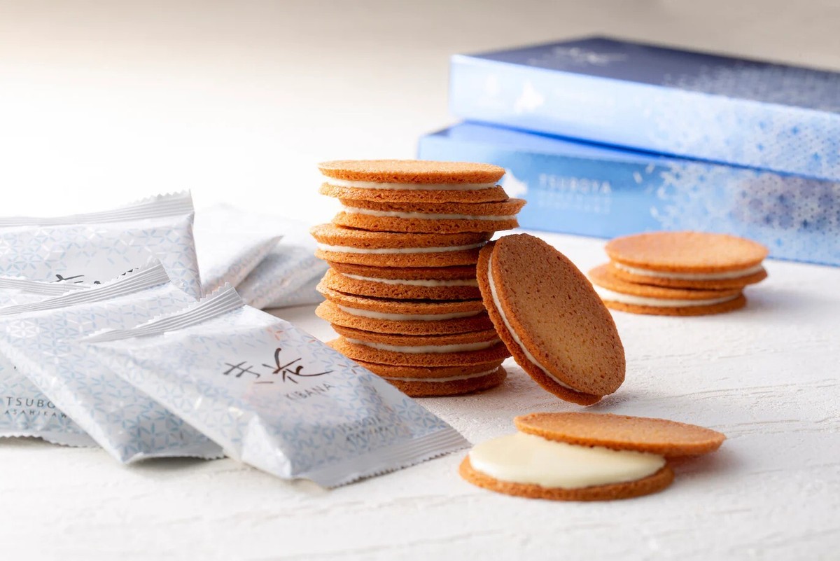 Asahikawa Tsuboya Cookie Kibana Chocolate sandwich F/S From Japan