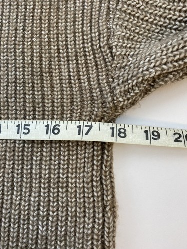 Cupcakes and Cashmere Ribbed Zip Cowl Neck Sweater Dress Size Small Brown - Picture 5 of 8