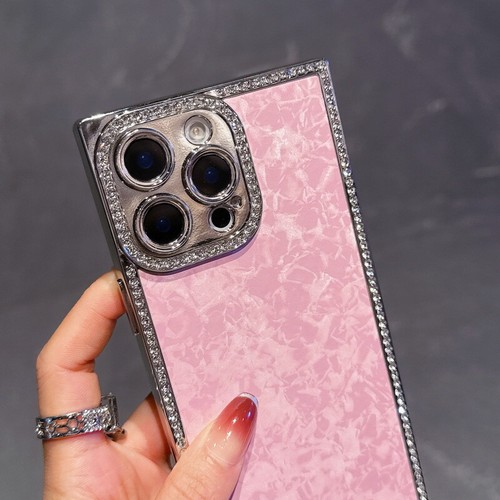 For iPhone 16 15 14 Pro Max 13 ShockProof Diamonds Plating Silicone Case Cover - Picture 7 of 14
