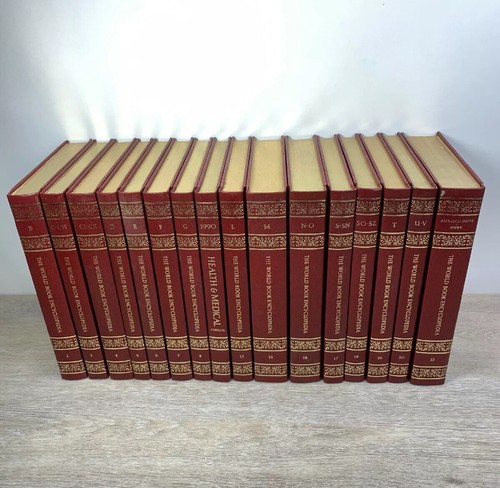 The World Book Encyclopedia 1988 Edition 16 Volume Incomplete Vintage W/ Bonus - Picture 1 of 12
