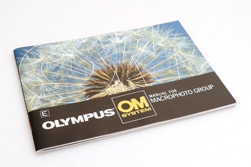 Original OLYMPUS OM Anleitung / Prospekt für Macrofoto Group auf Englisch - Picture 1 of 3