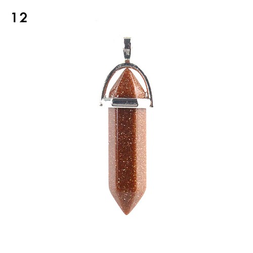 Collier Naturel En Cristal De Guérison Pierre Précieuse Reiki Chakra Coupe ~ - Imagen 24 de 44