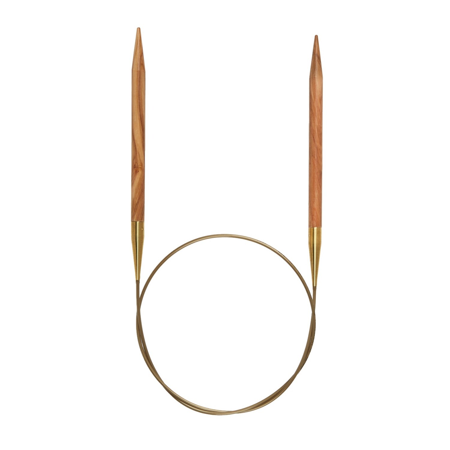 Olive Wood Circular Knitting Needle by Addi | Size: 5mm/150cm