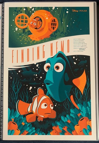 Tom Whalen FINDING NEMO Artist Proof MONDO Print AP DISNEY PIXAR SIGNED