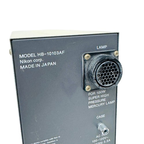 Nikon HB-10103AF Super High Pressure Mercury Lamp Power Supply Made in Japan - Picture 5 of 9