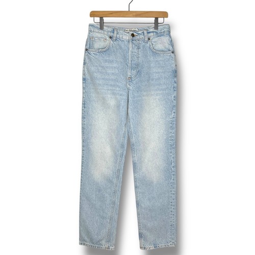 We The Free People Zane Mid Rise Straight Denim Jeans 25 Blue Loose Relaxed New - Picture 5 of 15