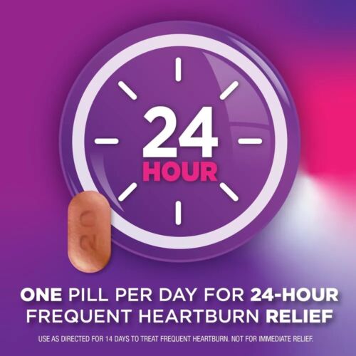 Omeprazole 20 mg Delayed-Release | Acid Reducer | 42 Count Tablets - Picture 2 of 5