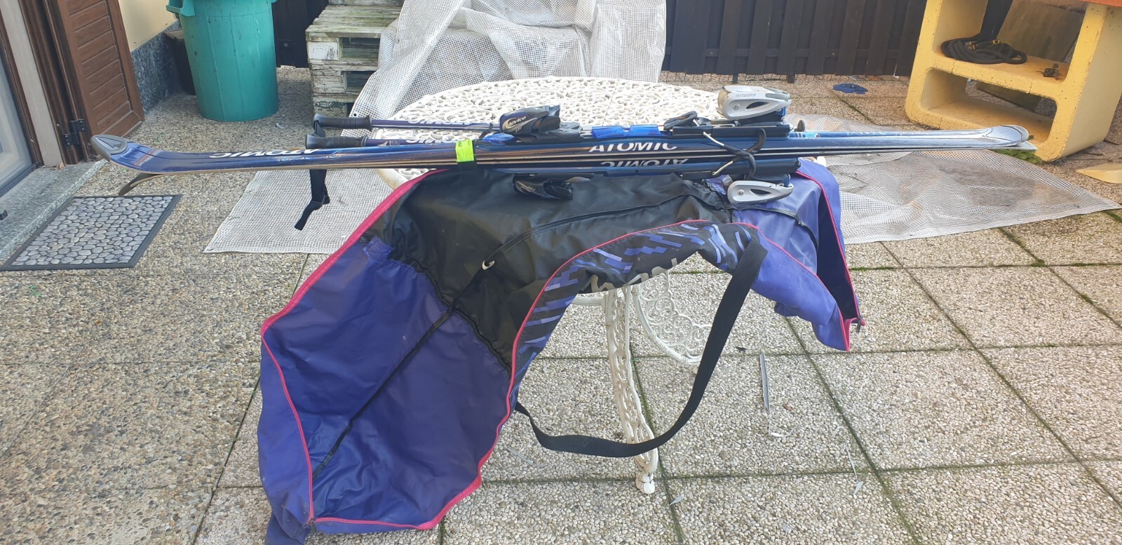 SALOMON Sci Atomic 9.18 Blu Grigio Attacchi Atomic 170 Cm u +acca saccaon