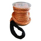 Cargo Equipment 3/4" x 30' Dyneema HMPE Rope with Loops and Wear Pad - Orange