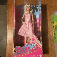 Barbie The Movie Collectible Doll, Margot Robbie in Pink Gingham Dress Wow!