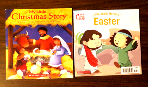 MY LITTLE CHRISTMAS STORY & LITTLE BIBLE HEROES CHRISTMAS Lot of 2 Books - Imagen 2 de 7