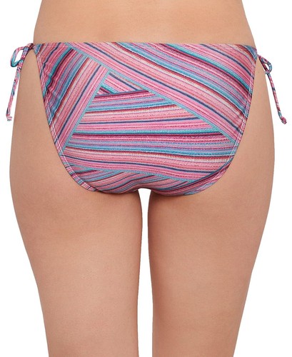 Salt + Cove Women's Under Wraps Printed Tie Bikini Bottoms Multicolor Size M - Picture 2 of 3
