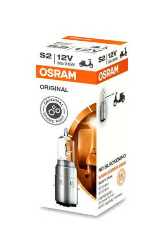 S2- OSRAM- ORIGINAL Scheinwerferlampe  12V 35/35W  ( Sockel BA20d ) # 64327 - Bild 1 von 3