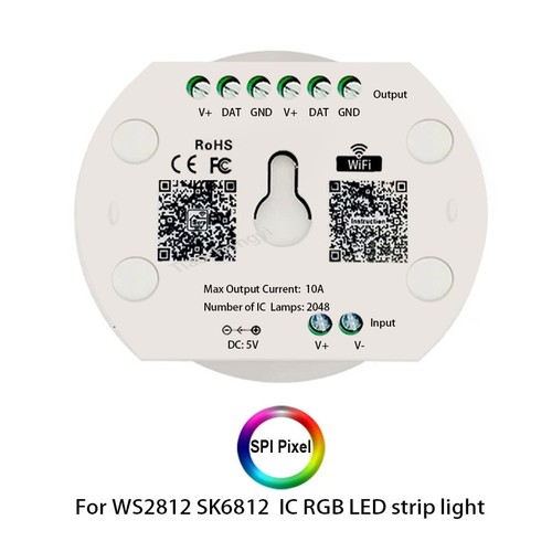Led Smart Controller WiFi +Bluetooth-compatible Control RGBW RGB LED Strip light - Picture 16 of 17