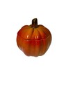 World Market Ceramic Pumpkin Jar Halloween Fall Autumn Seasonal Italy 5.5”