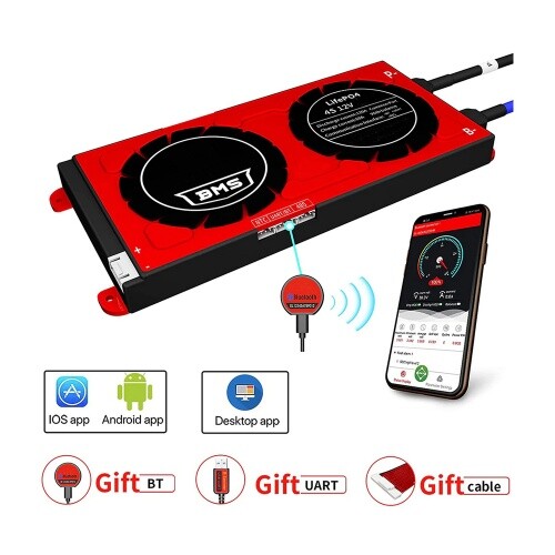 DALY Smart BMS LiFePO4 4S 12V 150A Battery Protection USB Bluetooth - 0% MwSt.  - Bild 2 von 11