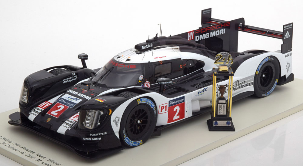 Spark Porsche 919 hybrid Winner 24h Le Mans 2018 Spark Porsche 919 hybrid Winner 24h Le Mans 2018