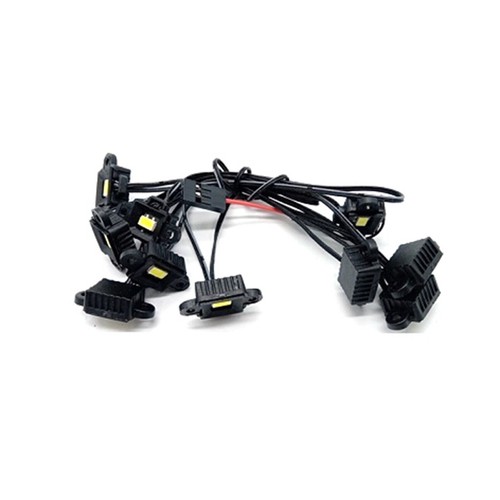 For Traxxas TRX6 G63 AMG 6X6 Car Crawler LED Light Body Wheel EyebrowSet - Picture 2 of 11