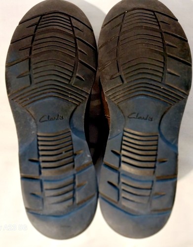 Mens Clarks 13 M Black Leather Lace-Up Ankle Boots Classic Earthie - Bild 4 von 9