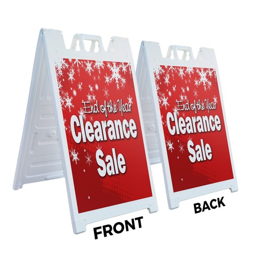 A-frame Sidewalk End Of The Year Clearance Sale 24" x 36" Double Sided A-Frame S - Picture 2 of 6