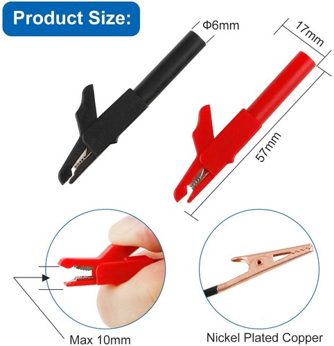 30PCS Back Probe Set Multimeter Test Lead Kit with Replaceable Probe Banana Plug - Picture 8 of 11