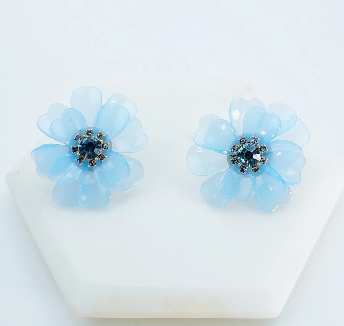 Earrings light blue discount