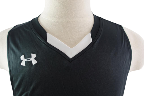 Under Armour NEW Youth Reversible NEXT Flex Black White Boys M Basketball Jersey - Picture 8 of 13