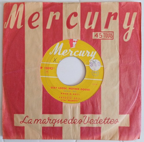 FREDDY BELL und die Bellboys Rock'n'Roll 7" SP Vinyl 45t Mercury 10092