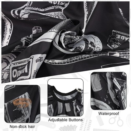 Capa Barbero Bata Capas Para Barberos De Peluqueria Capaz Cape Accesorios - Bild 3 von 4