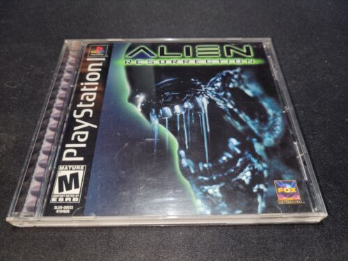 Alien Resurrection Fox sony PLAYSTATION 1 PS1 Excellent État Complet + Reg Carte - Afbeelding 1 van 4