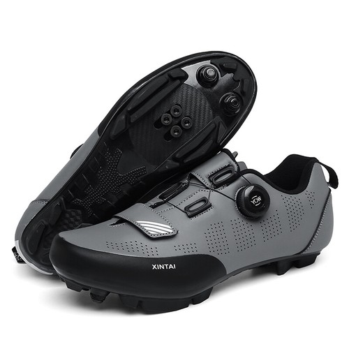 Herren Rennradschuhe Mit SPD Cleats Atmungsaktive Mountainbike-Schuh MTB-Sneaker - Bild 15 von 18