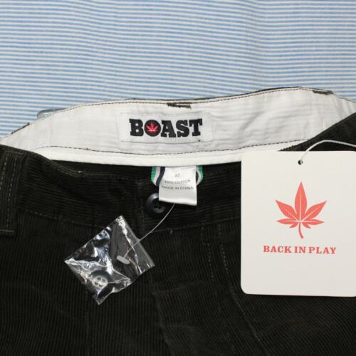 BOAST USA Mens 32 Patch Pocket Corduroy Short Olive Green NWT 7"Inseam FREE SHIP - Picture 8 of 8