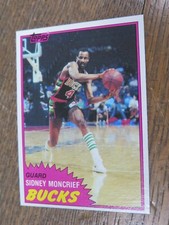 Sidney Moncrief 1981-82 Topps #MW99 Milwaukee Bucks Basketball Card