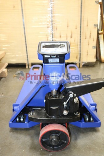 5 Year Warranty Pallet Jack Scale with Built-in Scale 4,000 x 1 lb Capacity - Picture 3 of 9
