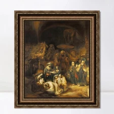 Framed Canvas Art Giclee Print Series#115 by Rembrandt Harmenszoon van Rijn