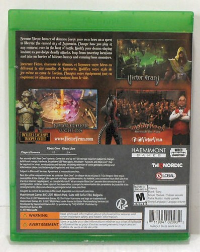 Victor Vran: Overkill Edition - Xbox One - Complete Scratch-Free - w/. Art Cards - Picture 3 of 3
