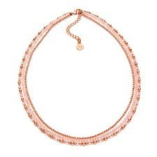 Vestopazzo girocollo 3 fili cristalli