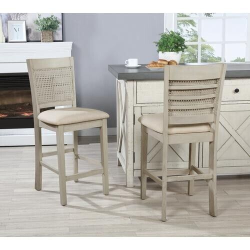 OSP Furnishings 24 Inch Cane Back Chair Natural Color - Picture 1 of 1