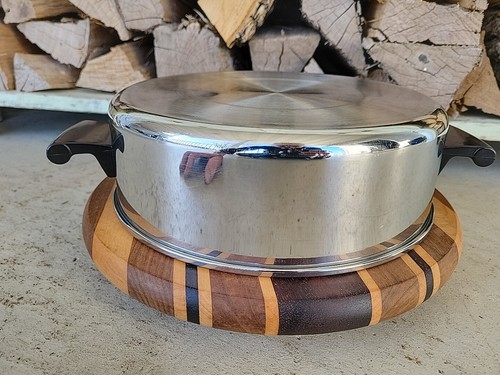 Saladmaster Dome Lid Fits 11" Skillet 6 QT Roaster Dutch Oven Replacement EUC - Picture 2 of 12